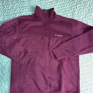 Columbia Half-Zip Fleece Pullover - Size Medium